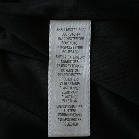 Adrianna Papell Sleeveless Illusion Lace Sheath Dress Black Size 16 - Picture 14 of 16